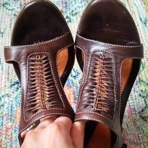 leather sandals Sofft size 7.5M VGUC